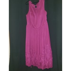Magenta formal dress
